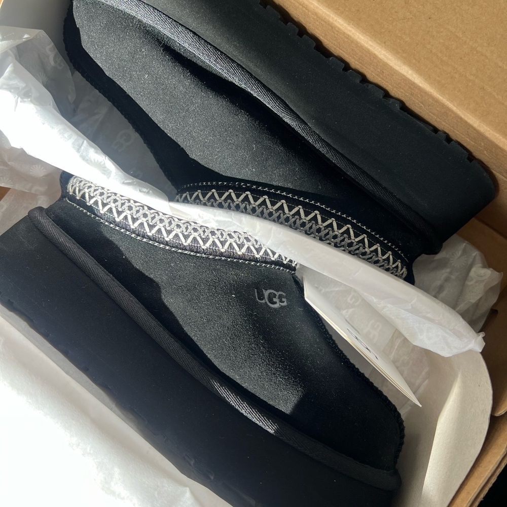 Brand New UGG Black Tazz Slippers